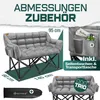 KESSER® Campingsofa faltbar 3 Personen - 400 kg Produktbild-Vorschau 8