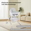 K IKIDO Chaise haute bébé, chaise haute pour enfant 3en1, Voir les images du produit 7
