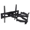 A black TV wall mount with articulated arms is shown against a white background. Anteprima dell’immagine prodotto