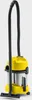 A yellow and silver Kärcher wet/dry vacuum cleaner with a black hose and wand is shown against a light gray background. Produktbild-Vorschau