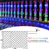 Peviasot LED Lichternetz 4.5*1.6M 200LEDs Lichtervorhang Produktbild-Vorschau 2