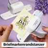 Papierstanzer Briefmarken Design Rand Stanzer Scrapbooking Produktbild-Vorschau 3