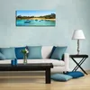 Wallario Premium Leinwandbild Französische Bucht mit klarem Produktbild-Vorschau 3