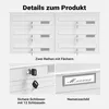 Wiltec 6er Briefkastenanlage weiß 945 x 270 x 1200 mm, Produktbild-Vorschau 7