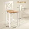 Lot de 2 tabourets de bar HOMCOM : tabourets de cuisine Voir les images du produit 3