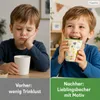 Kinderbecher Melamin 250ml Grün - bruchsicherer Trinkbecher Produktbild-Vorschau 6