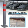 TolleTour Absperrpfosten,5x Set,Parkplatzsperre Klappbar Produktbild-Vorschau 5