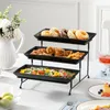 MALACASA 3-Stöckiges Steingut Etagere Platte, Produktbild-Vorschau 6