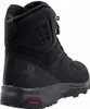A black Salomon boot shown from the side and back. Voir les images du produit