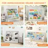 COSTWAY Kinderregal mit 5 Fächern, Bücherregal für Kinder, Produktbild-Vorschau 4