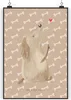 Mr. & Mrs. Panda Bild Hund Liebe DIN A4 - Hundeglück - Produktbild-Vorschau 1