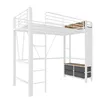 Łóżko loftowe Sweiko, 90 x 200 cm, żelazna rama, z Podgląd zdjęcia produktu 11