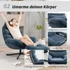 HOMCOM Relaxsessel mit Hocker Sessel Loungesessel mit Produktbild-Vorschau 5