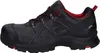 A side view of a black and red safety shoe. Produktbild-Vorschau