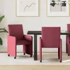 vidaXL Esszimmerstühle mit Rollen 2 pcs Weinrot 57 x 66 x Produktbild-Vorschau 2