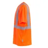Planam Norit Warnschutz T-Shirt kurzarm Gr. 2XL orange Produktbild-Vorschau 4