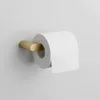 A toilet paper roll holder with a roll of toilet paper attached, mounted on a wall. Anteprima dell’immagine prodotto