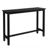 A black bar table on a white background. Náhľad obrázku produktu