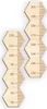 Vemkel Messlatte Kinder aus Holz „Waben-Design“ – Produktbild-Vorschau 1