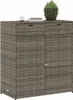 vidaXL Zahradní skříňka šedá 105x55x113 cm poly ratan Náhled obrázku produktu 3