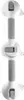 A white and gray safety grab bar with suction cups on a white background. Produktbild-Vorschau
