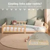 Łóżeczko dla dziecka 120x200 cm z materacem, łóżko na Podgląd zdjęcia produktu 24