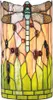 Clayre & Eef lampa ścienna Tiffany 20x11x36 cm zielono Podgląd zdjęcia produktu 1