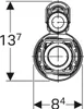 GEBERIT Füllventil Typ 380 WA seitlich 3/8" zu AP und Produktbild-Vorschau 4