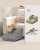 Feandrea Hundetreppe, 2 Stufen, Waffelcord, Haustiertreppe, Produktbild-Vorschau 3