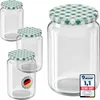 12x WELLGRO Einmachgläser 635ml – Schraubdeckel TO82 Produktbild-Vorschau 1
