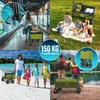 KESSER® Bollerwagen faltbar mit Breite Reifen Handwagen Produktbild-Vorschau 8