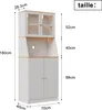 Modern wit sideboard met LED-verlichting – minimalistisch Productafbeelding-voorbeeld 5