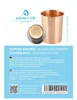 AQUARIUS pro life - Kupfer-Becher - Blume des Lebens Produktbild-Vorschau 2