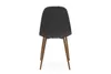 finori Anya 70A Stuhl, 4er-Set, Cord grau / Holzoptik Maß: Produktbild-Vorschau 3