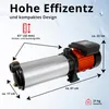 Grafner Kreiselpumpe Edelstahl 2200 Watt 5400L/h Produktbild-Vorschau 4