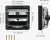 SucceBuy Odsávací ventilátor 356 mm so žalúziou, EC motor Náhľad obrázku produktu 8
