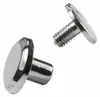 10 Metall Schraubnieten abgeschrägt, silbern 10x4x6-8mm B Produktbild-Vorschau