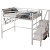 Hochbett mit Lattenrost, 140x200 cm, Metallbett mit Produktbild-Vorschau 1