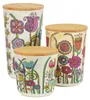 Lot de 3 boîtes de conservation WENKO « Garden Design » Voir les images du produit 1