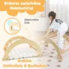 2 in 1 Kletterbogen mit Kissen, Bogenwippe aus Holz, Produktbild-Vorschau 3