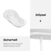 Babywanne, Sitz, Ständer, Abfluss – Weiß Produktbild-Vorschau 6