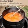 Großer Kochlöffel aus Buchenholz lang 60 cm, XXL Holzlöffel Produktbild-Vorschau 5