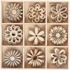 Holz-Deko, Größe 28 mm, Blumen, 45sort. Produktbild-Vorschau 3