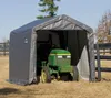 ShelterLogic Folien Zeltgarage Gerätehaus Grau 297x305x249 Produktbild-Vorschau 3