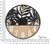 Mauro Ferretti Wanduhr Palme Ø 60x2,5 cm schwarz braun Produktbild-Vorschau 6