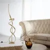 Lampada da terra a LED dorata Tigris 4000K Anteprima dell’immagine prodotto 2