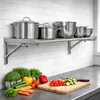 Mahlzeit Nerezová nástěnná police, design tyčí, 100 x 30 Náhled obrázku produktu 2