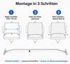 Bituxx 3er Set Anhänger Flachplanenbügel 100 - 170 cm Produktbild-Vorschau 4