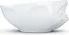 A white ceramic bowl with a face design on the side. Anteprima dell’immagine prodotto