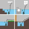 VOUNOT® Schmutzwasserpumpe, Tauchpumpe mit Stufenloser Produktbild-Vorschau 3